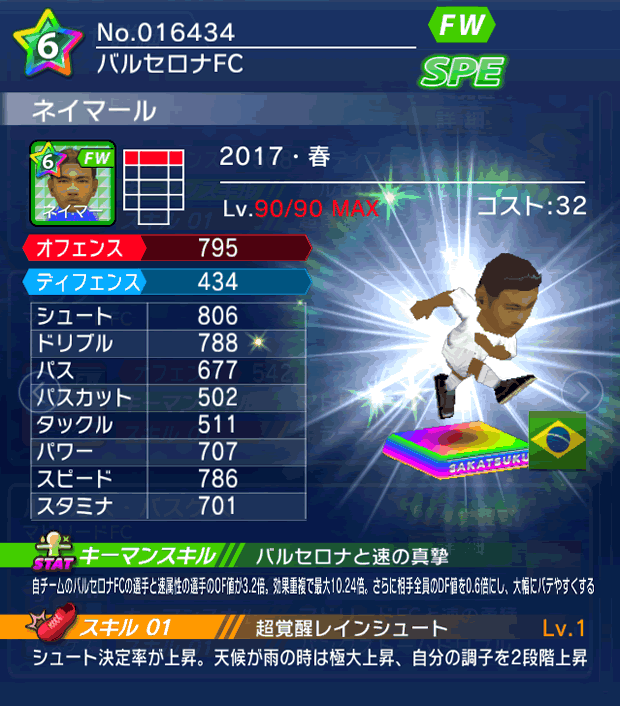 No.16434　ネイマール【17・春】