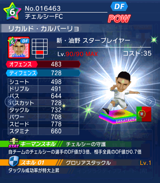 No.16463　リカルド・カルバーリョ【新油野・ST】