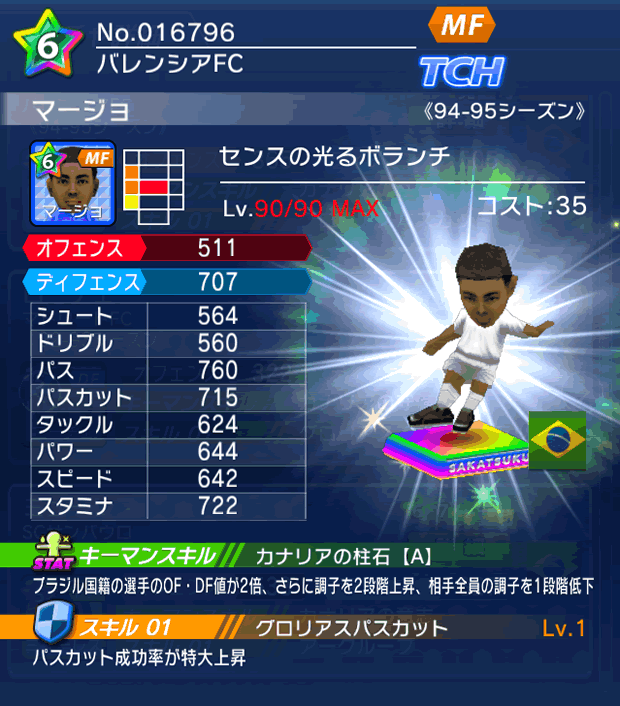 No.16796　マージョ【94-95LL】