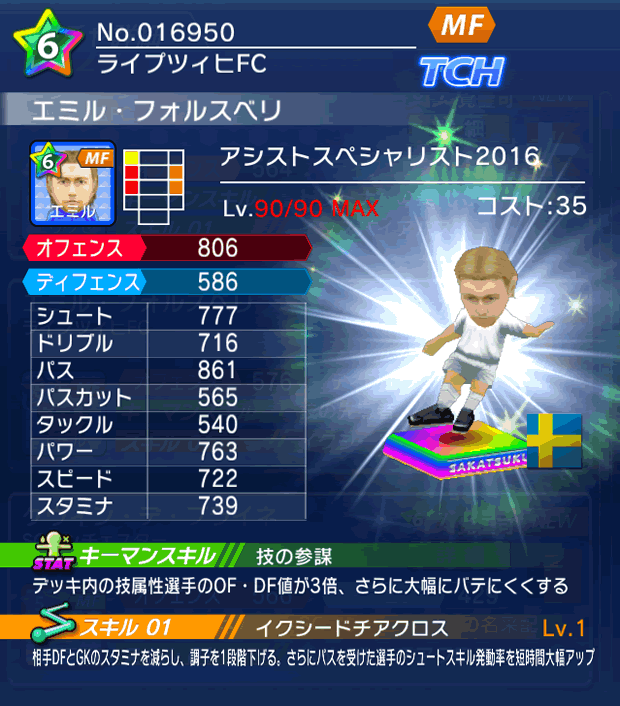 No.16950　エミル・フォルスベリ【ASP・16】