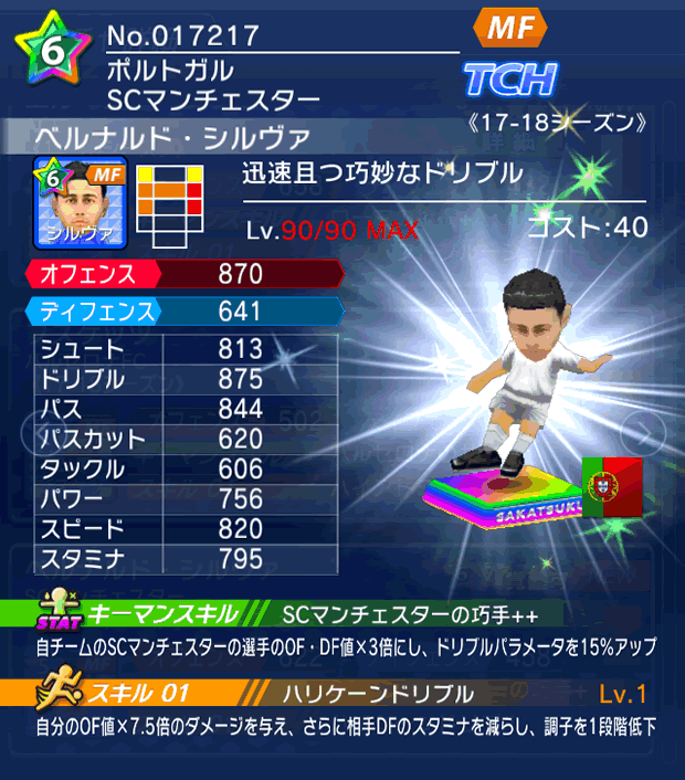 No.17217　ベルナルド・シルヴァ【17-18】