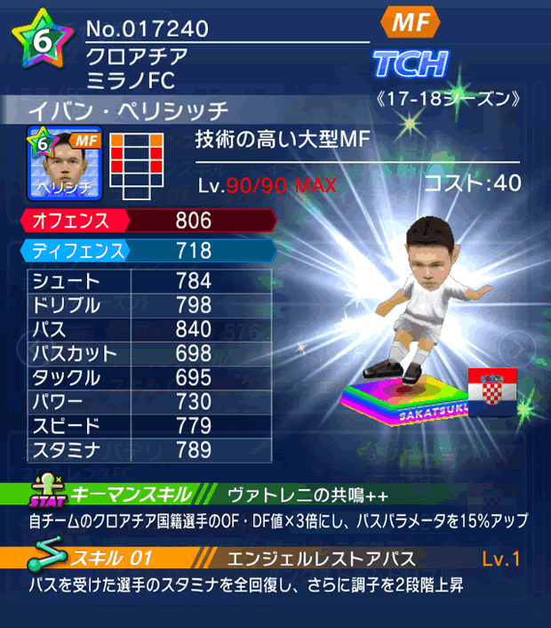 No.17240　イバン・ペリシッチ【17-18】