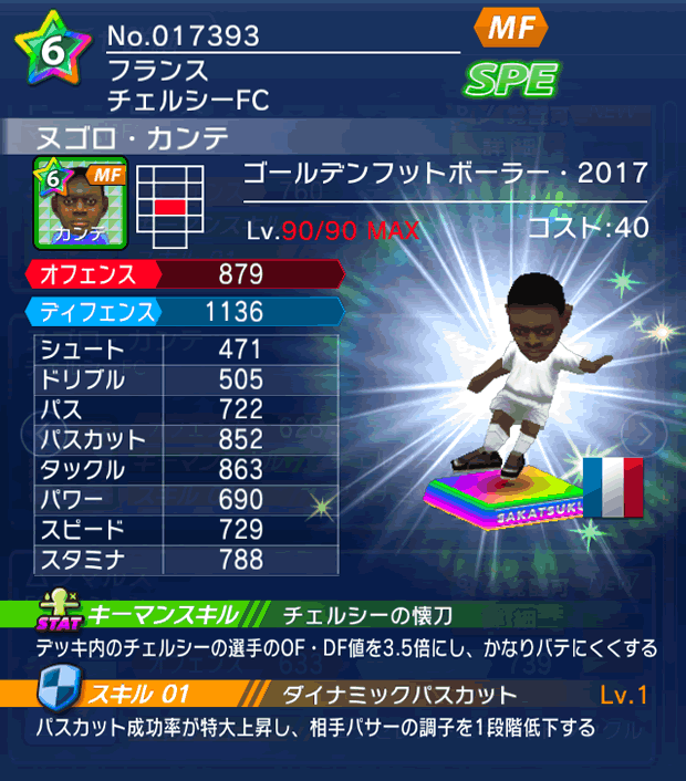 No.17393　ヌゴロ・カンテ【GFB17】