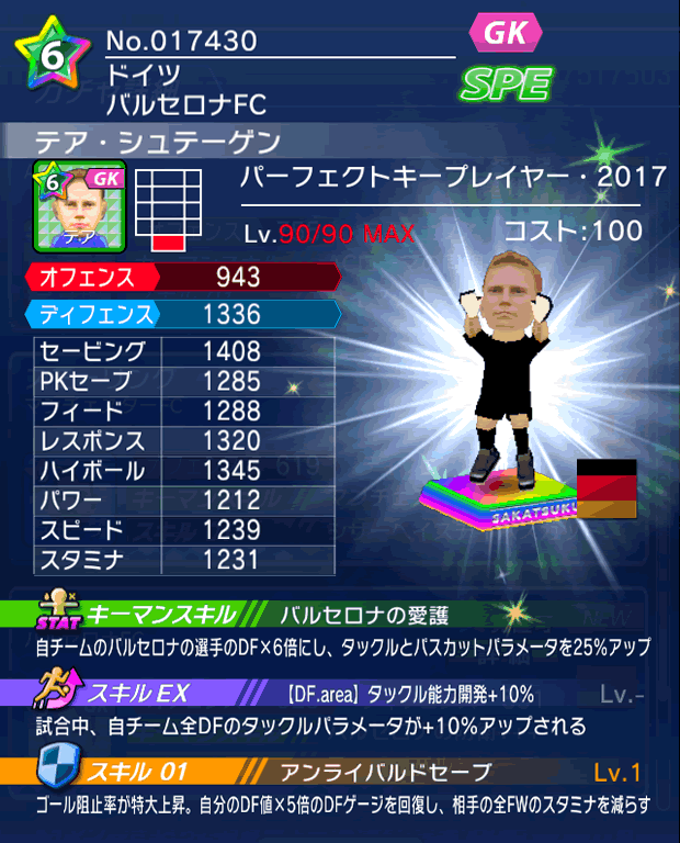 No.17430　テア・シュテーゲン【PK17】