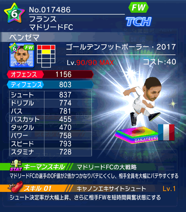 No.17486 ベンゼマ【GFB17】