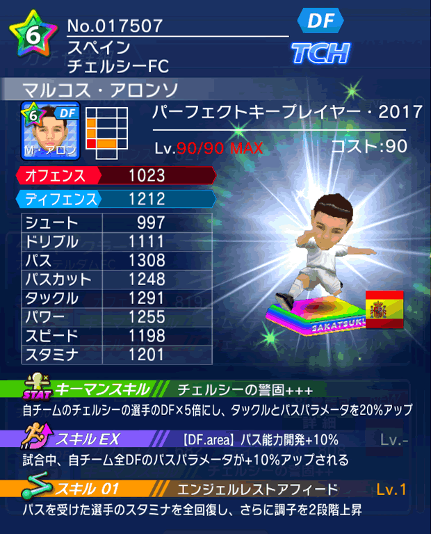 No.17507 マルコス・アロンソ【PK17】