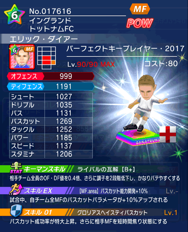 No.17616　エリック・ダイアー【PK17】