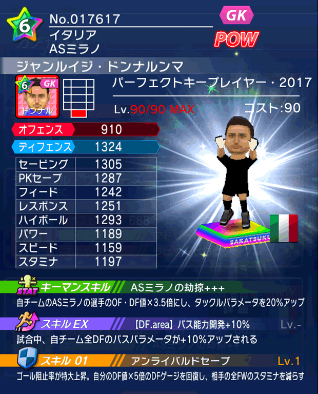 No.17617　ジャンルイジ・ドンナルンマ【PK17】