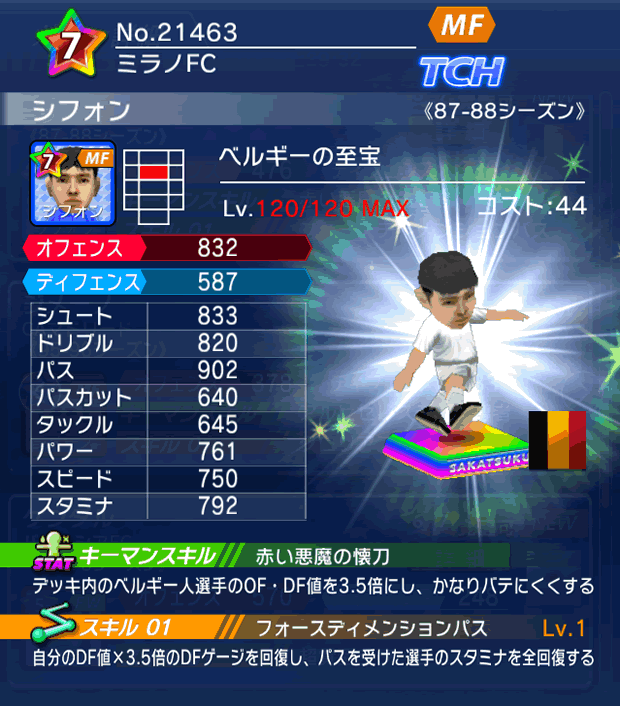 No.21463　シフォン【87-88LL】