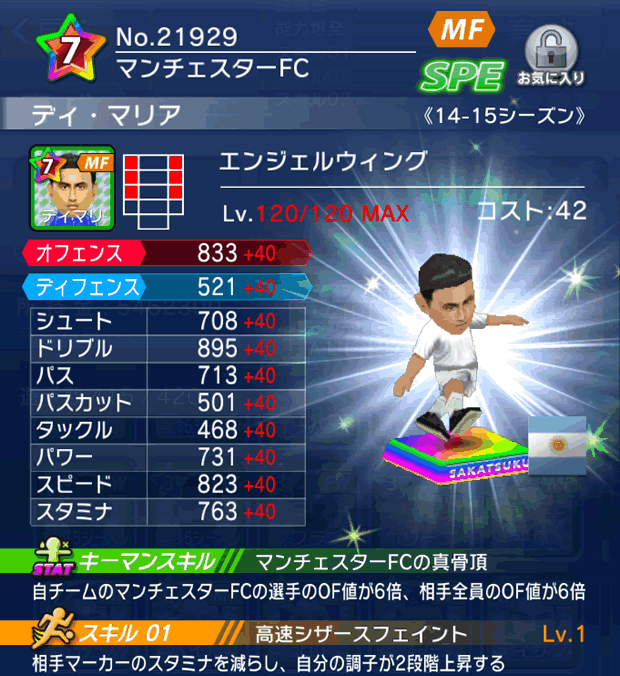 No.21929　ディ・マリア【14-15】