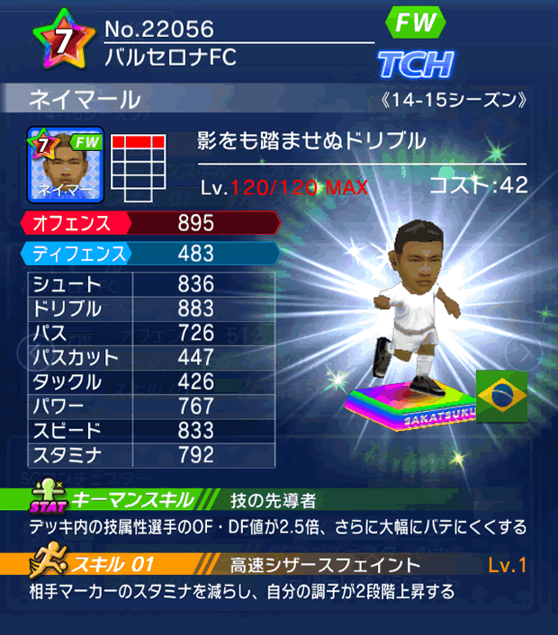 No.22056　ネイマール【14-15】