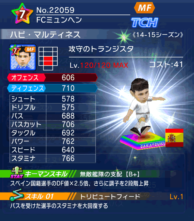 No.22059　ハビ・マルティネス【14-15】