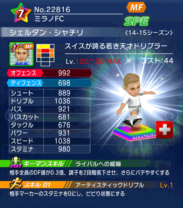 No.22816　シェルダン・シャチリ【14-15】