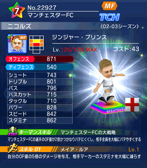 No.22927　ニコルズ【02-03LL】