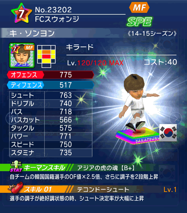 No.23202　キ・ソンヨン【14-15】