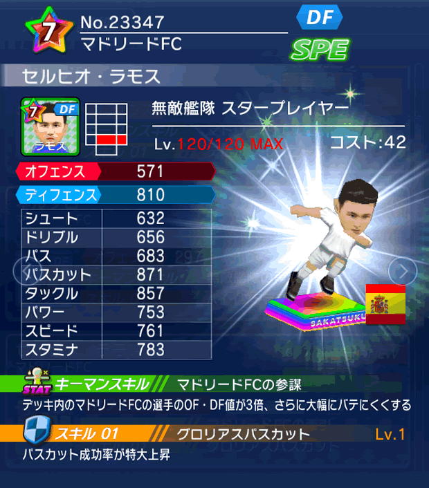 No.23347 セルヒオ・ラモス【ES・ST】