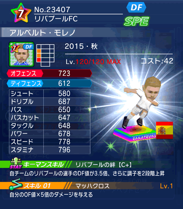 No.23407　アルベルト・モレノ【15・秋】