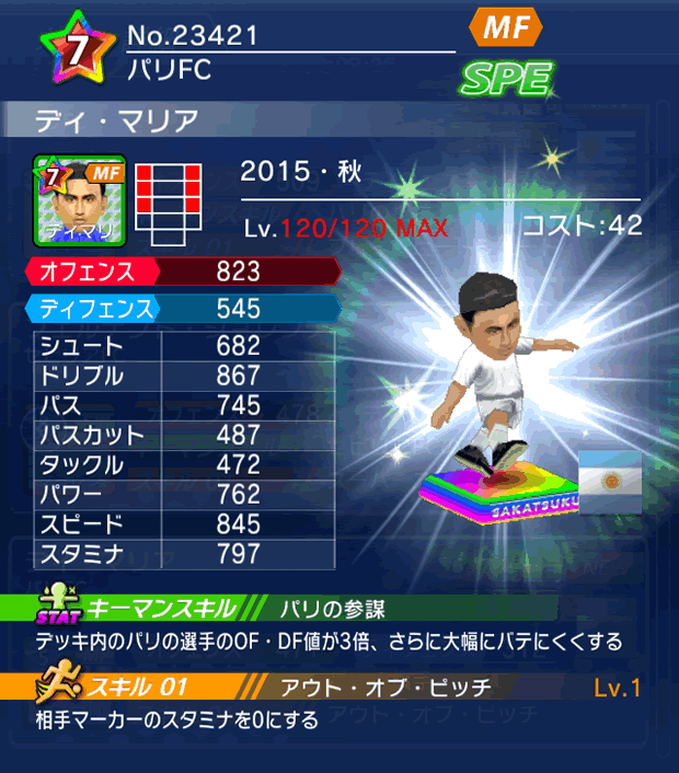 No.23421 ディ・マリア【15・秋】