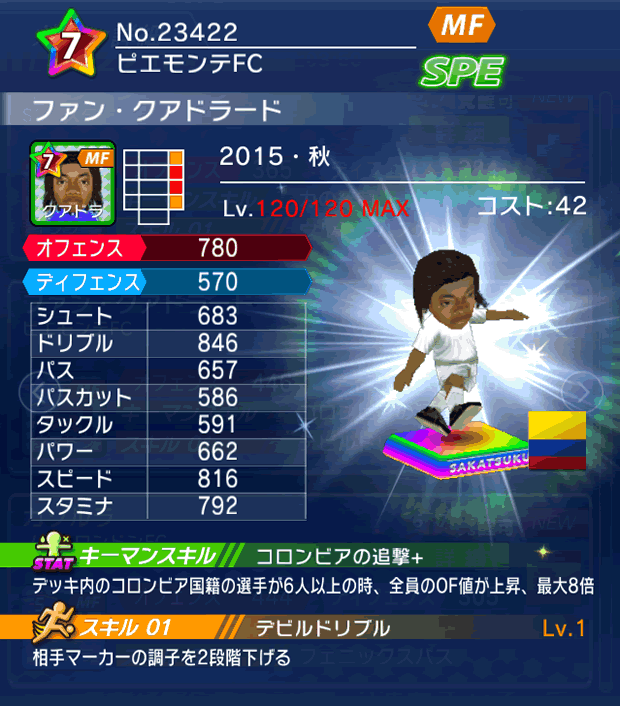 No.23422　ファン・クアドラード【15・秋】