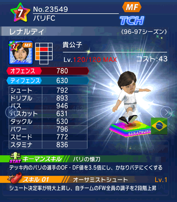 No.23549 レナルディ【96-97LL】