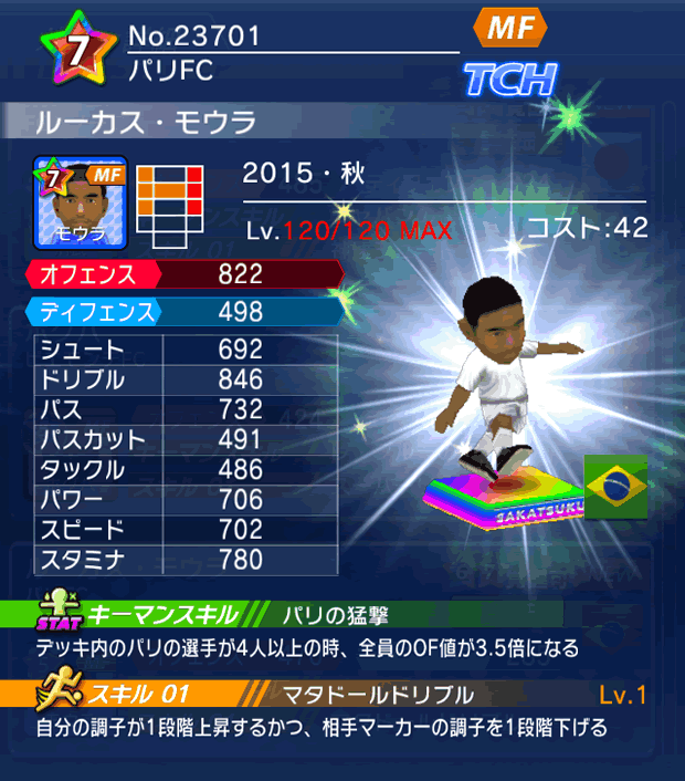 No.23701 ルーカス・モウラ【15・秋】