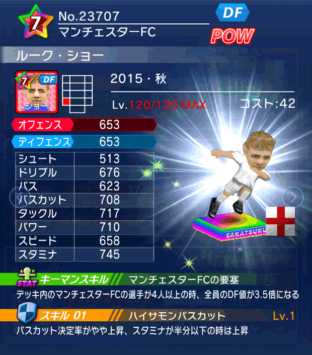 No.23707　ルーク・ショー【15・秋】