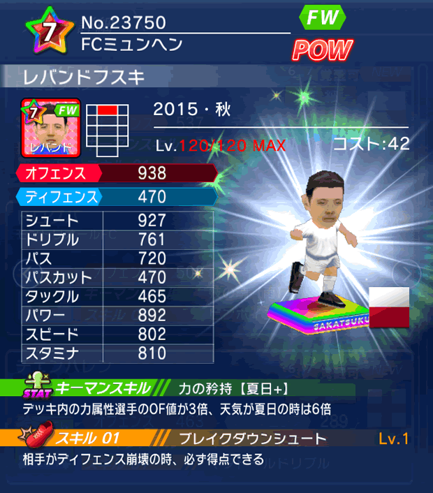 No.23750 レバンドフスキ【15・秋】