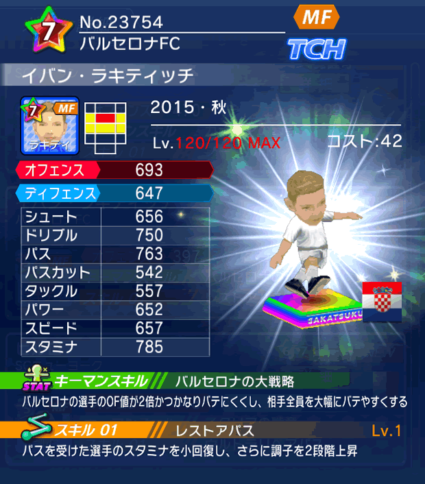 No.23754　イバン・ラキティッチ【15・秋】