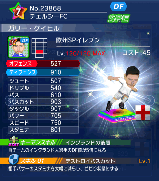 No.23868　ガリー・ケイヒル【欧州SP】