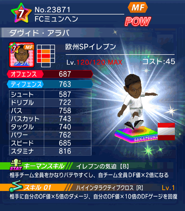 No.23871　ダヴィド・アラバ【欧州SP】