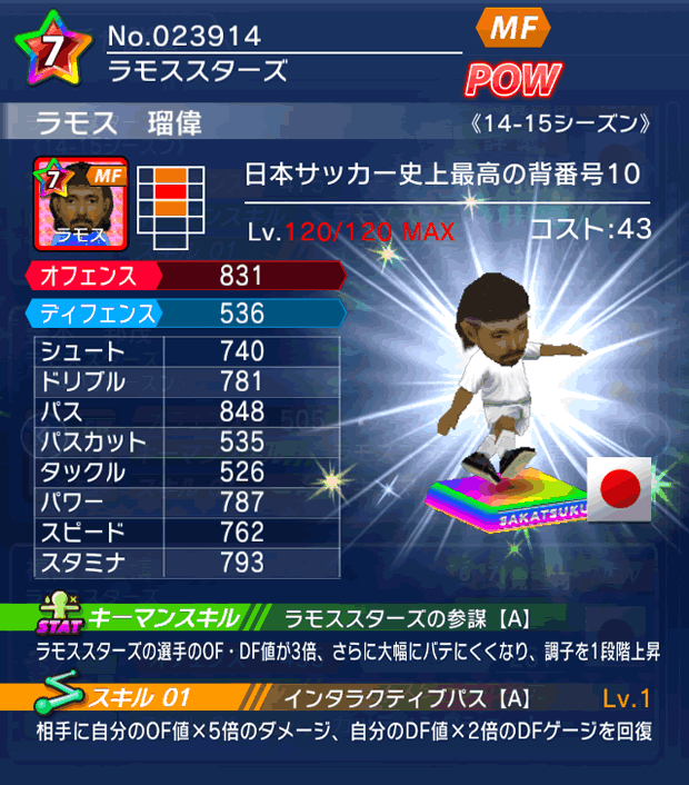 No.23914 ラモス瑠偉【14-15】