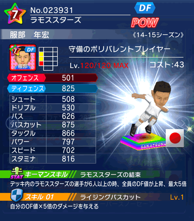 No.23931　服部年宏【14-15】