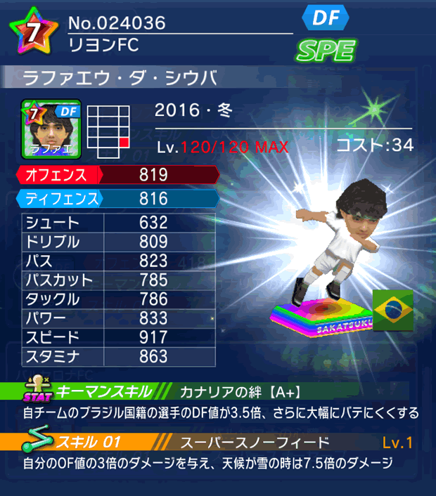 No.24036 ラファエウ・ダ・シウバ【16・冬】