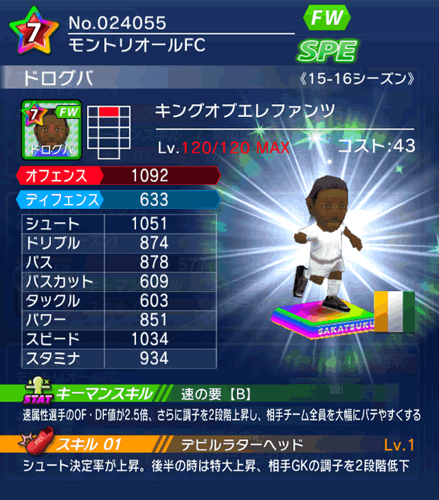 No.24055　ドログバ【15-16】