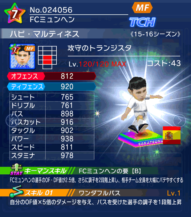 No.24056　ハビ・マルティネス【15-16】