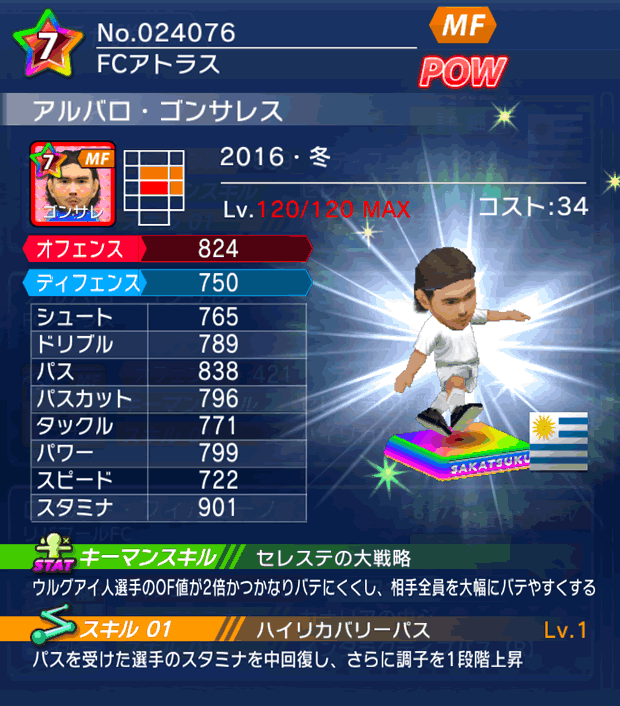 No.24076　アルバロ・ゴンサレス【16・冬】