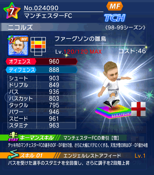 No.24090　ニコルズ【98-99G】