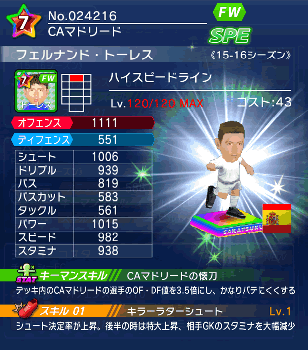 No.24216　フェルナンド・トーレス【15-16】