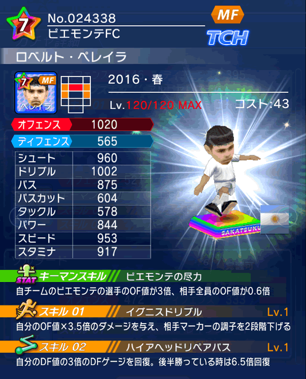 No.24338　ロベルト・ペレイラ【16・春】