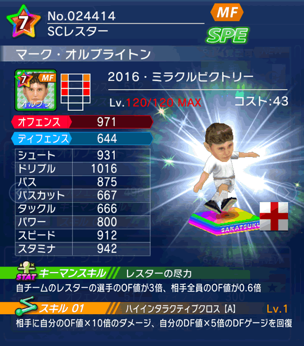 No.24414 マーク・オルブライトン【16・V】