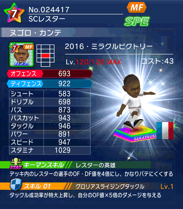 No.24417 ヌゴロ・カンテ【16・V】