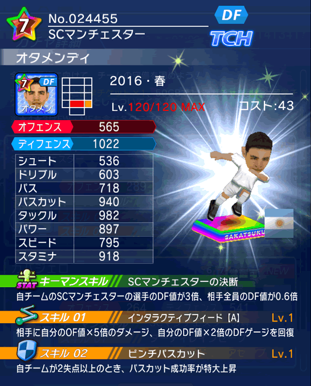 No.24455　オタメンディ【16・春】