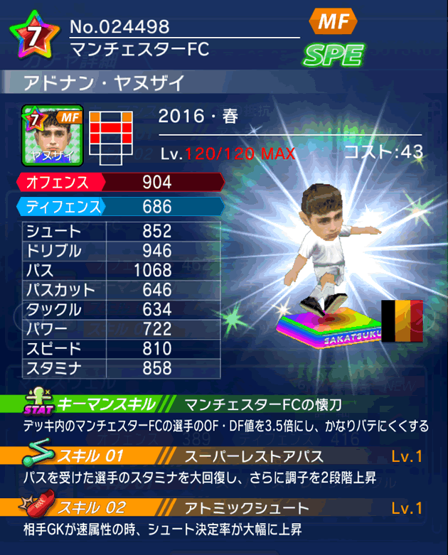 No.24498　アドナン・ヤヌザイ【16・春】