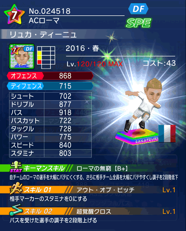 No.24518　リュカ・ディーニュ【16・春】