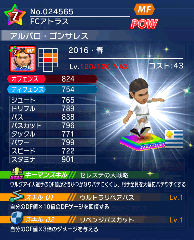 No.24565 アルバロ・ゴンサレス【16・春】