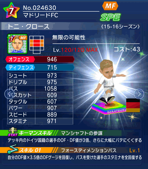 No.24630　トニ・クロース【15-16】