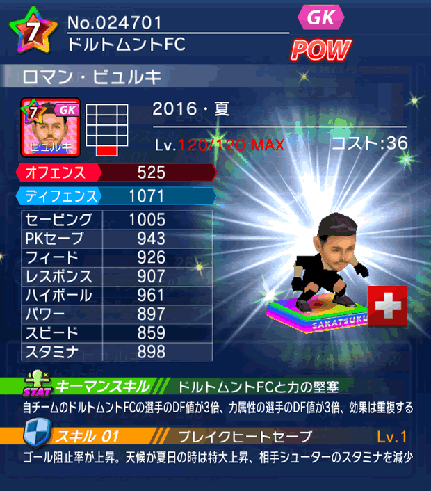 No.24701　ロマン・ビュルキ【16・夏】