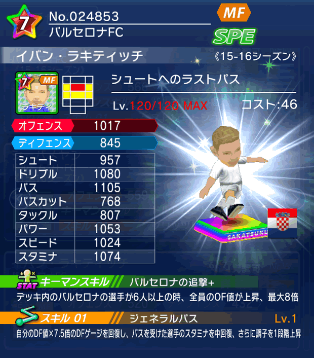 No.24853 イバン・ラキティッチ【15-16】