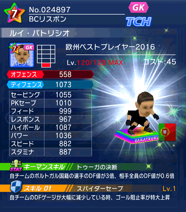 No.24897　ルイ・パトリシオ【EU・16】