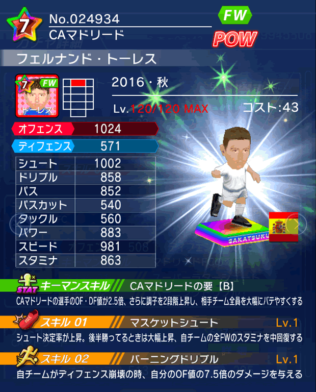 No.24934　フェルナンド・トーレス【16・秋】